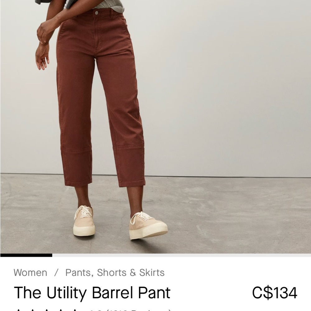 Everlane utility barrel pants